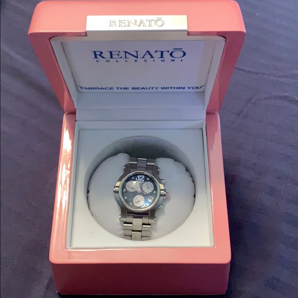 Renato Diamond Accent Watch